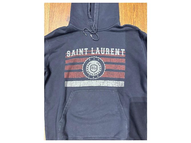 Autre Marque Hoodie Saint Laurent Paris Azul escuro - vista 7