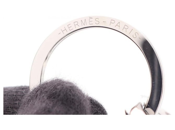 Hermès Portachiavi Hermes Faire à Cheval Argento - vista 3