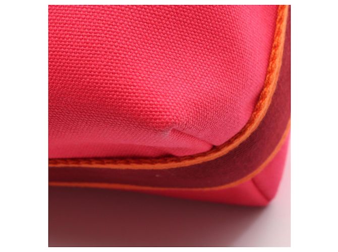 Hermès Borsa Hermes Bride à Bracque PM Rosa Arancione Bordò - vista 6