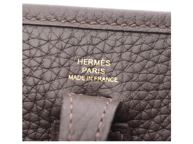 Hermès Borsa a tracolla Hermes Evelyne Amazon TPM Marrone - vista 4