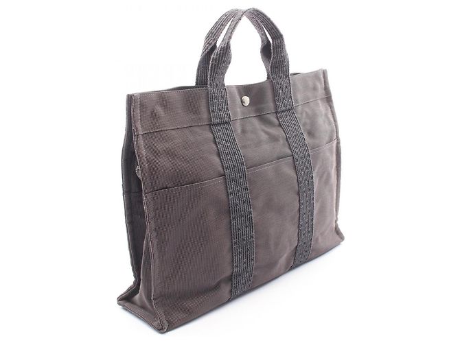 Hermès Bolso Tote Hermes Herline MM Castaño - vista 2