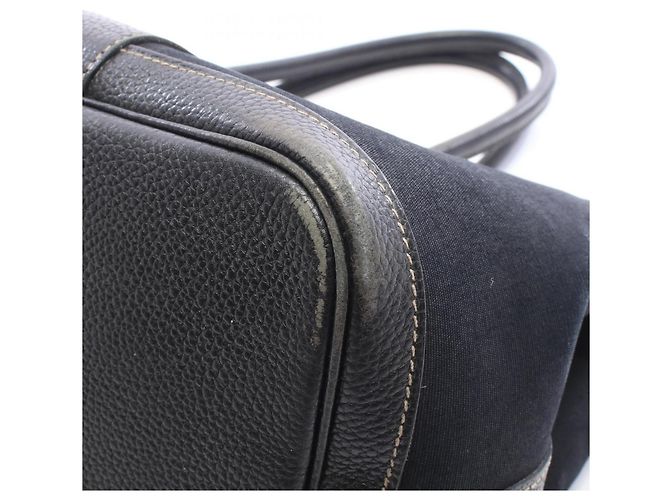 Hermès Borsa Tote Hermes Garden Party PM Nero - vista 10