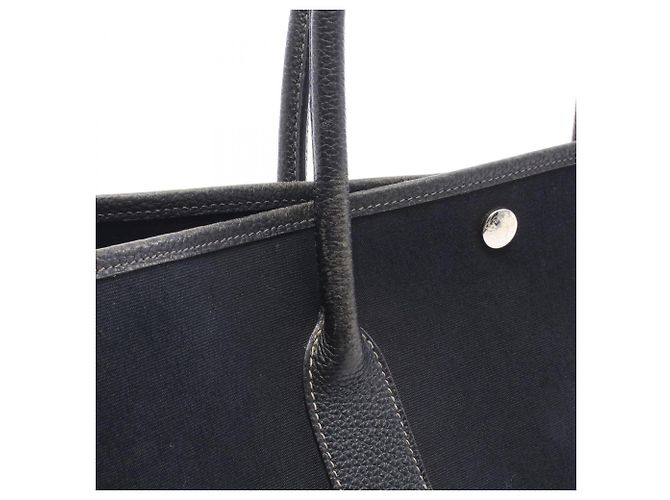 Hermès Borsa Tote Hermes Garden Party PM Nero - vista 11