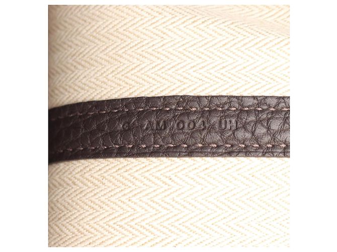 Hermès Borsa Tote Hermes Garden Party TPM Marrone - vista 5