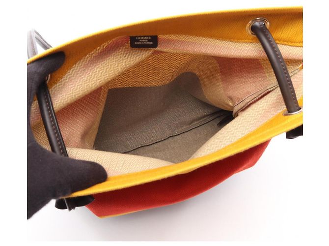 Hermès Hermes Sac Aline MM Shoulder Bag Mehrfarben Damier ebene - Ansicht 3