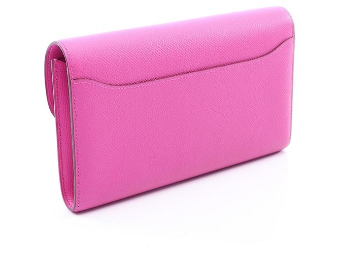 Hermès Hermes Constance Long Bi-fold Wallet Pink - Ansicht 2