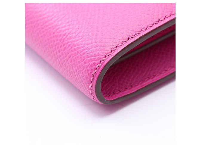 Hermès Hermes Constance Long Bi-fold Wallet Pink - Ansicht 6