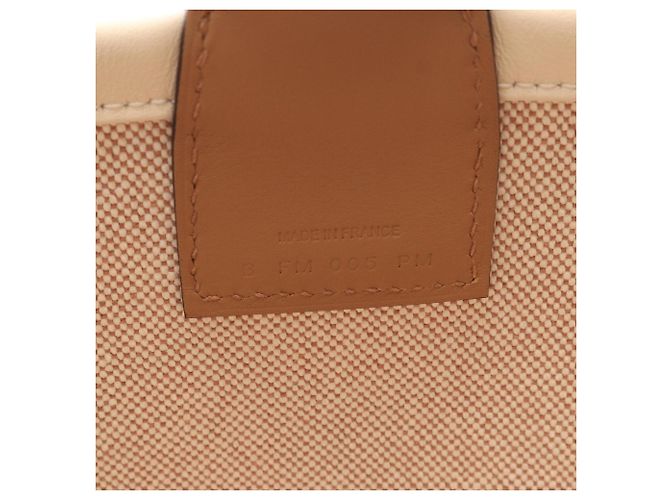 Hermès Borsa Tote Hermes Steeple 25 in Ecru Rose Purple Chai Marrone Beige Porpora - vista 5