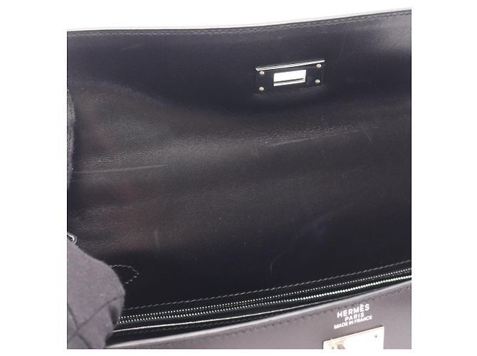 Hermès Borsa Hermes Kelly 32 in pelle di vitello nera Nero - vista 13