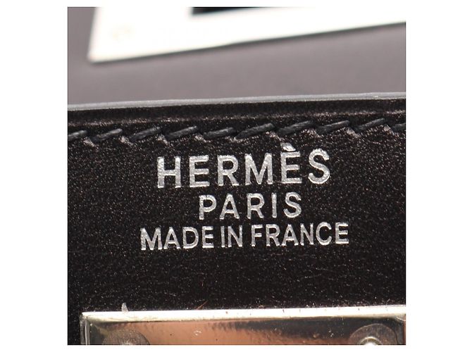 Hermès Borsa Hermes Kelly 32 in pelle di vitello nera Nero - vista 4
