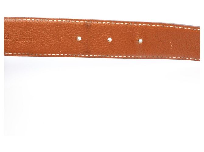 Hermès Hermes Constance H-Belt Reversible Leather Belt for Men Brown Black - view 8