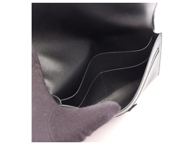 Hermès Hermes New H Passant Toutain Man Bi-fold Long Wallet Schwarz - Ansicht 3