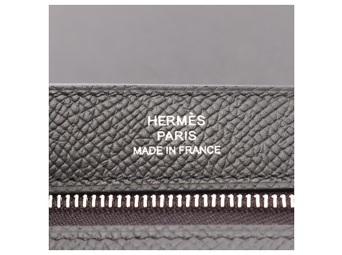 Hermès Hermes New H Passant Toutain Man Bi-fold Long Wallet Schwarz - Ansicht 5