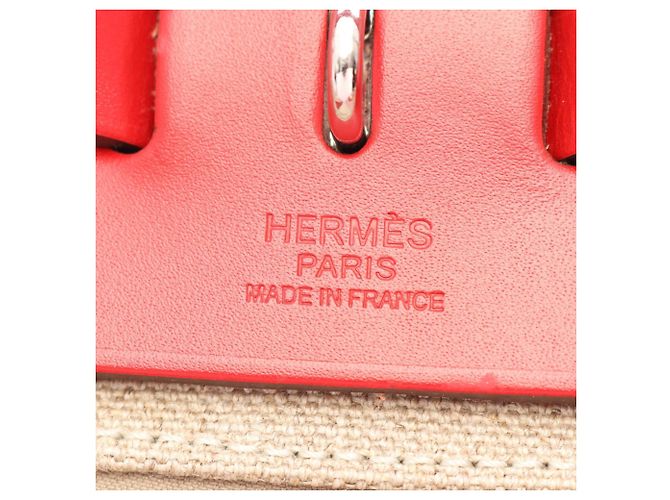 Hermès Borsa Hermes Herbag Zip PM H Vibration Beige Bordò - vista 4