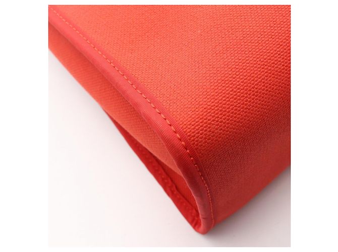 Hermès Herbag Zip PM 2-Way Handtasche Braun Rot - Ansicht 8