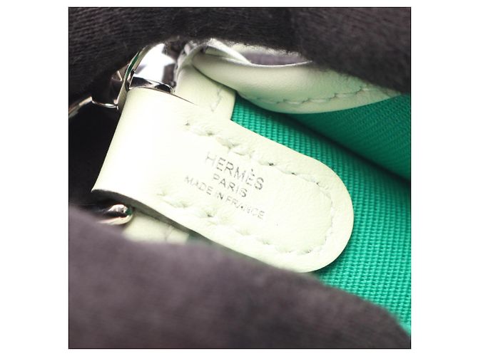 Hermès Hermes Evelyne TPM Handtasche Blau Hellgrün - Ansicht 4