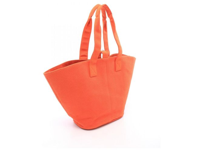 Hermès Hermes Panier de Plage PM Tote Bag Arancione - vista 2