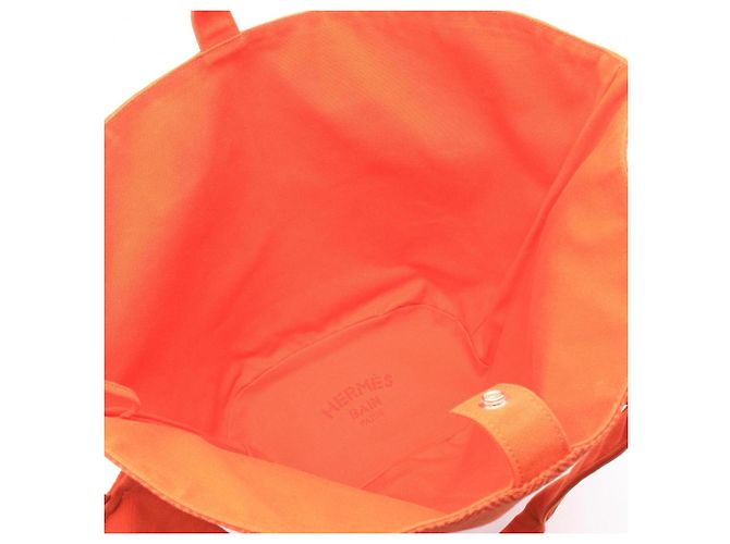 Hermès Hermes Panier de Plage PM Tote Bag Arancione - vista 3