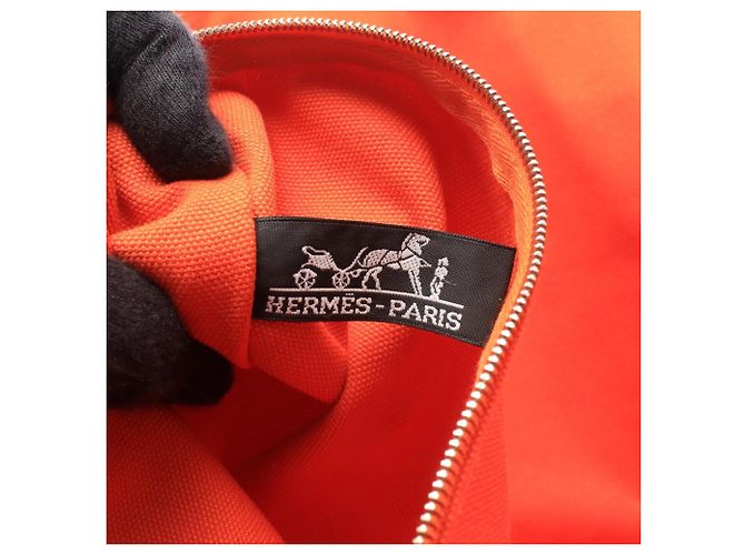 Hermès Hermes Panier de Plage PM Tote Bag Arancione - vista 4