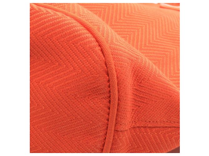 Hermès Hermes Panier de Plage PM Tote Bag Arancione - vista 6