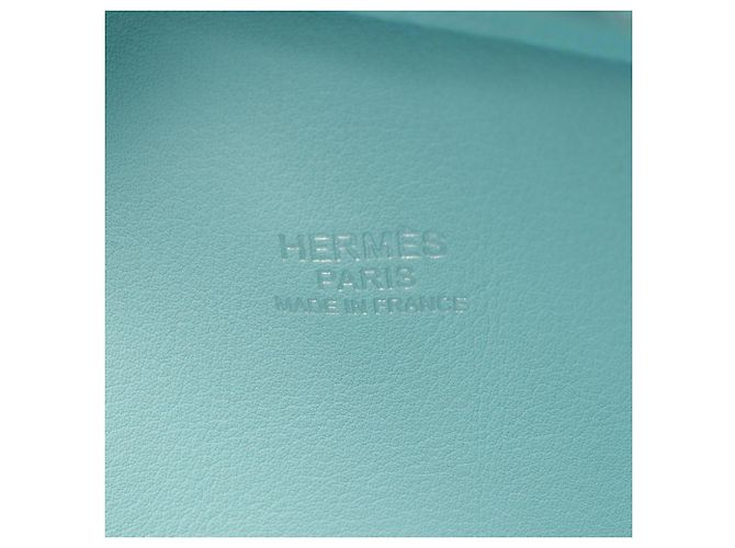 Hermès Hermes Plume II Mini Handtasche Blau - Ansicht 4