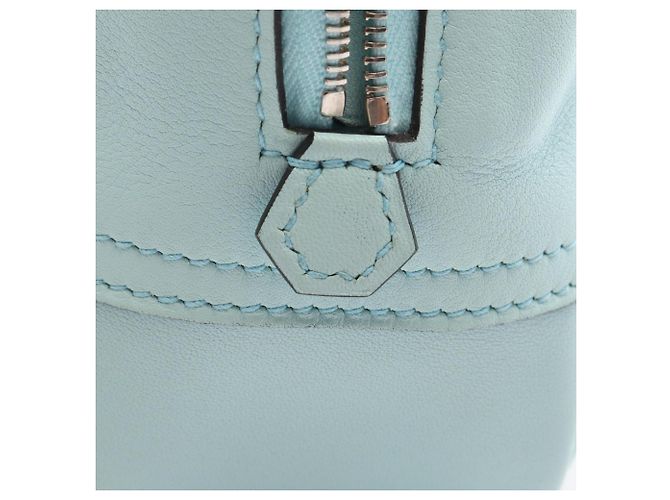 Hermès Hermes Plume II Mini Handtasche Blau - Ansicht 7