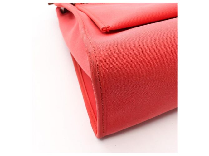 Hermès Bolso Hermes Herbag Zip PM Castaño Rosa Roja - vista 10