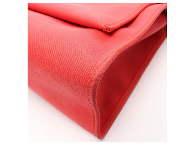 Hermès Bolso Hermes Herbag Zip PM Castaño Rosa Roja - vista 8