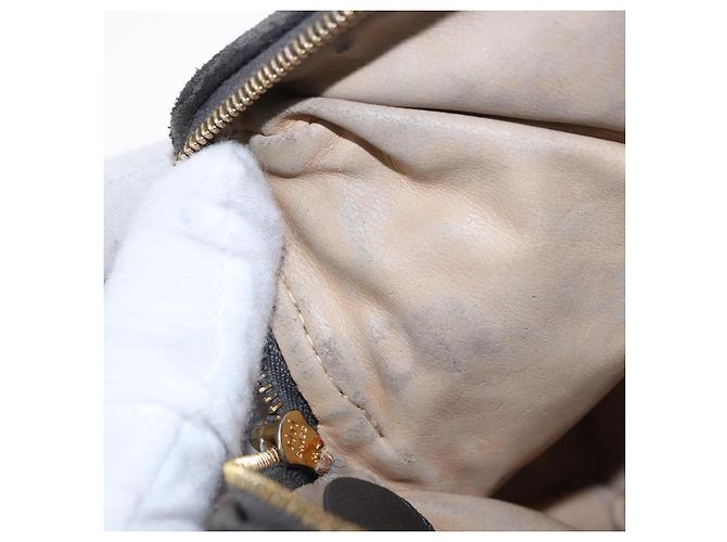 Borsa a tracolla BOTTEGA VENETA INTRECCIATO in pelle Argento Oro Auth BA15290 - vista 11