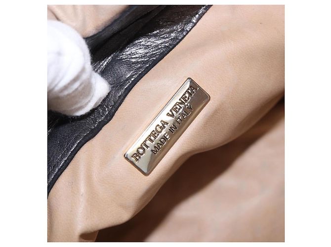 Borsa a tracolla BOTTEGA VENETA INTRECCIATO in pelle Argento Oro Auth BA15290 - vista 20