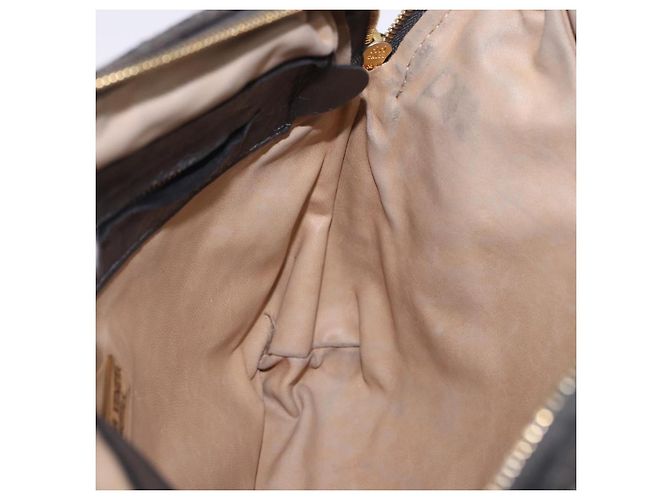 Borsa a tracolla BOTTEGA VENETA INTRECCIATO in pelle Argento Oro Auth BA15290 - vista 21
