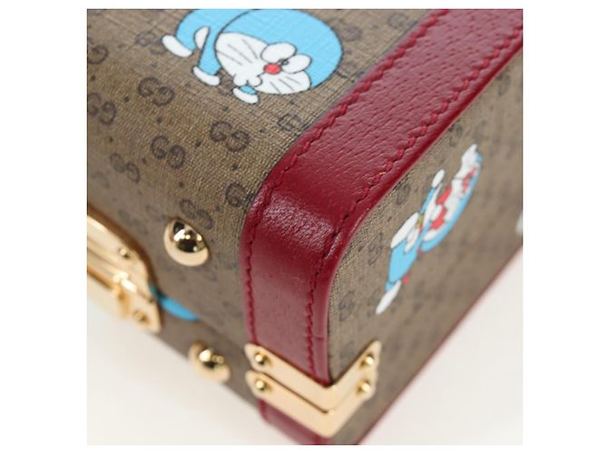 Borsa GUCCI Micro GG Supreme Doraemon PVC 2way Beige 633587 Auth 199347SM - vista 20