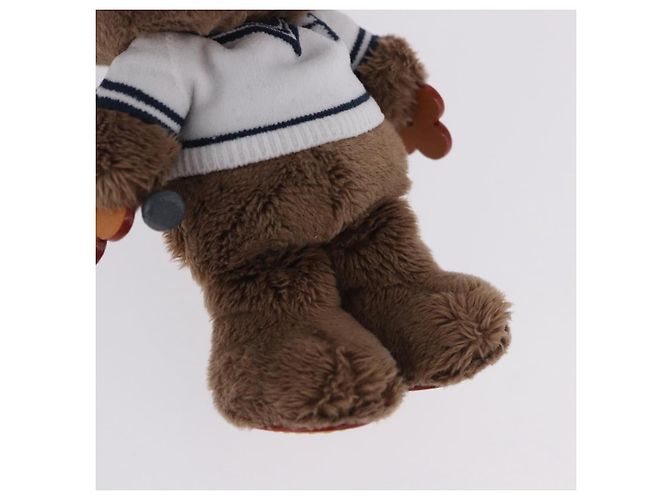 LOUIS VUITTON LV Louis Bear Cricket Bag Charm Pelliccia Marrone M03678 LV Auth 199080SAM - vista 4