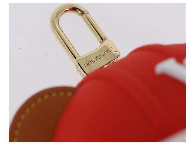 LOUIS VUITTON LV Louis Bear Cricket Bag Charm Pelliccia Marrone M03678 LV Auth 199080SAM - vista 5