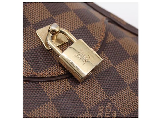 LOUIS VUITTON Damier Ebene Duomo Handtasche N60008 LV Auth 199501A - Ansicht 18