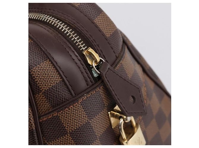 LOUIS VUITTON Damier Ebene Duomo Handtasche N60008 LV Auth 199501A - Ansicht 19