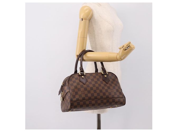 LOUIS VUITTON Damier Ebene Duomo Handtasche N60008 LV Auth 199501A - Ansicht 24