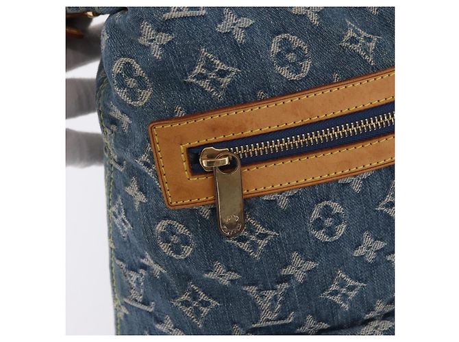 LOUIS VUITTON Monogram Denim Buggy GM Shoulder Bag Blue M95048 LV Auth 200360V - vista 17
