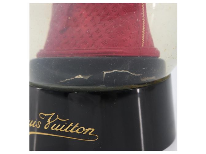 LOUIS VUITTON Alma Snow Globe Glass Red Clear LV Auth 202128 - view 11