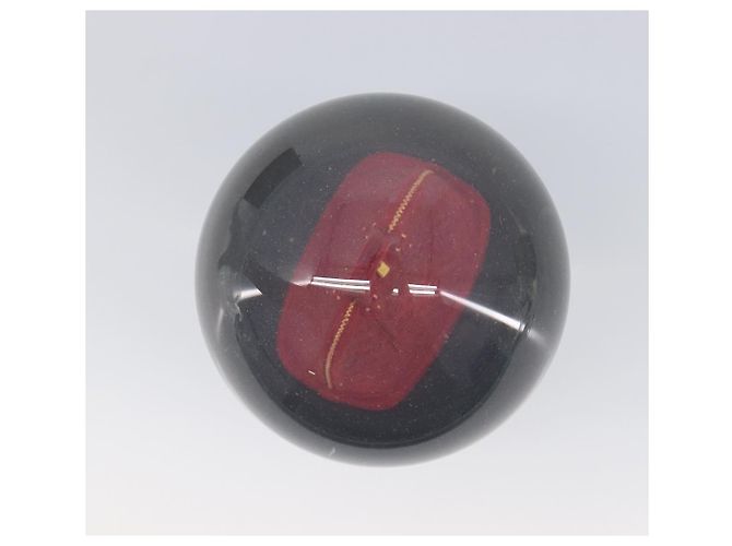 LOUIS VUITTON Alma Snow Globe Glass Red Clear LV Auth 202128 - view 5