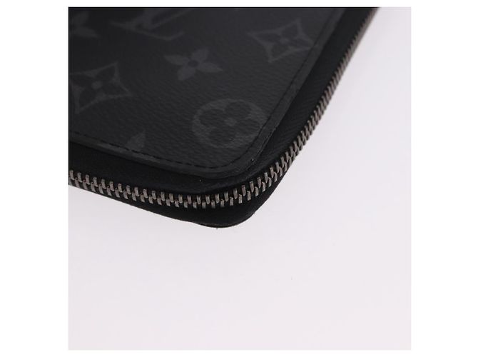 LOUIS VUITTON Monogram Eclipse Zippy Wallet Vertical Wallet M62295 Auth 199958M Monogramma - vista 15