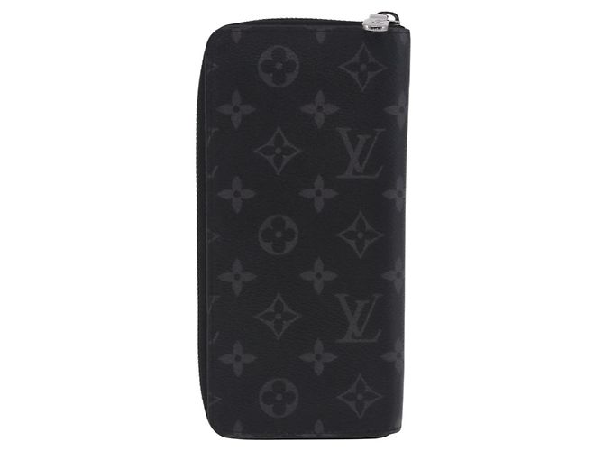LOUIS VUITTON Monogram Eclipse Zippy Wallet Vertical Wallet M62295 Auth 199958M Monogramma - vista 2