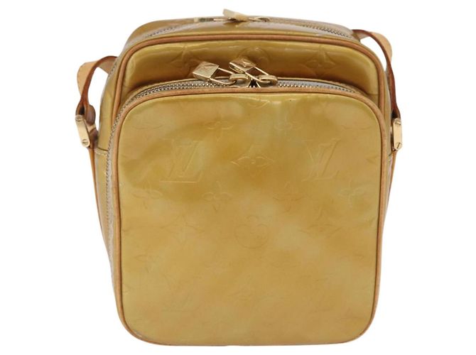 LOUIS VUITTON Monogram Vernis Wooster Shoulder Bag Gris M91036 LV Auth hk4071 Grigio - vista 13