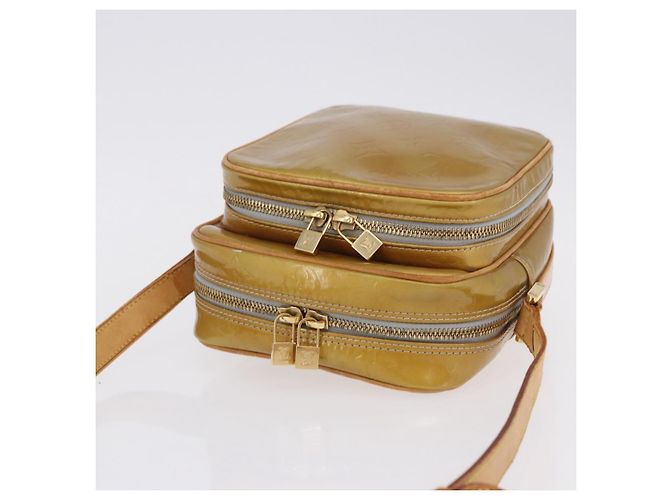 LOUIS VUITTON Monogram Vernis Wooster Shoulder Bag Gris M91036 LV Auth hk4071 Grigio - vista 14