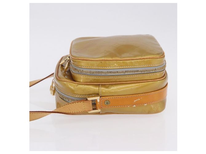LOUIS VUITTON Monogram Vernis Wooster Shoulder Bag Gris M91036 LV Auth hk4071 Grigio - vista 5