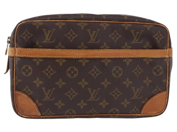 LOUIS VUITTON Monogram Compiegne 28 Clutch Bag M51845 LV Auth hk4095 Monogramma - vista 13