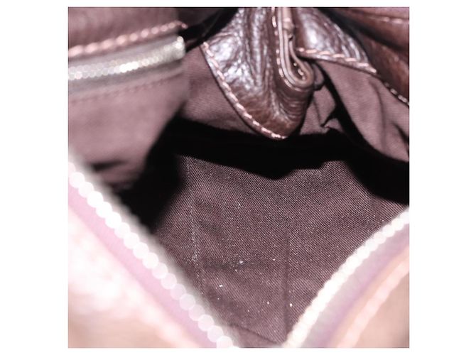 Chloé Borsa a mano Chloe Paddington in pelle marrone oro argento Auth yk20745SAM D'oro - vista 23