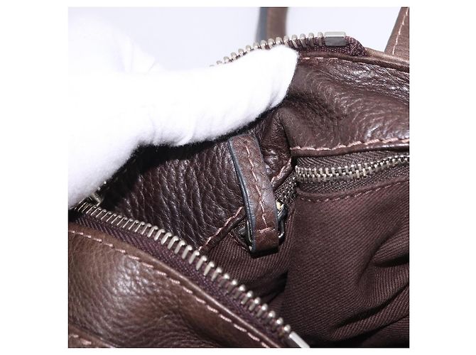 Chloé Borsa a mano Chloe Paddington in pelle marrone oro argento Auth yk20745SAM D'oro - vista 25