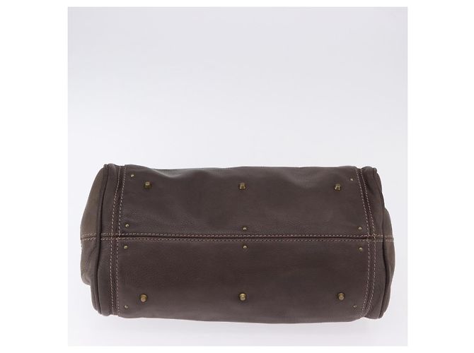 Chloé Borsa a mano Chloe Paddington in pelle marrone oro argento Auth yk20745SAM D'oro - vista 5
