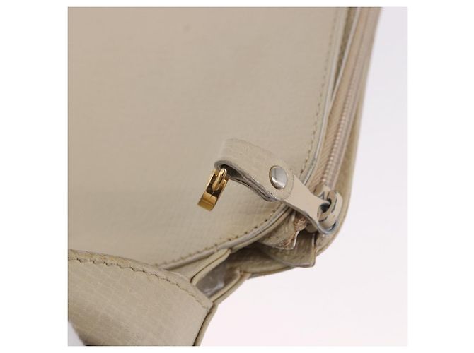 Borsa a tracolla LOEWE in pelle Ivory Gold Auth 197848 D'oro Crudo - vista 10